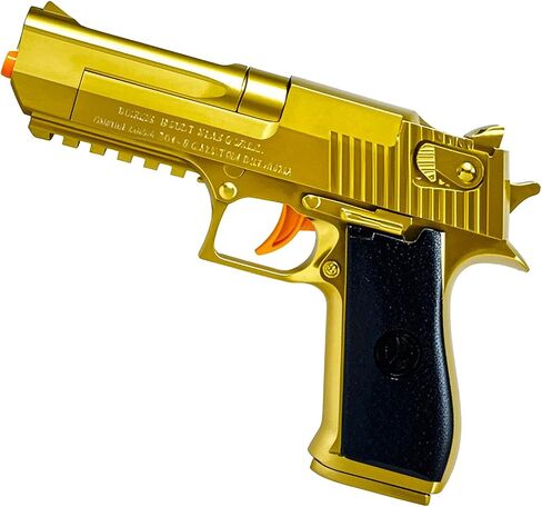 لعبة Gel Ball Blaster Gun Toy - Golden Small Manual Splatter Gun Blasters للأعمار 14+ ، لعبة إطلاق النار في الهواء الطلق ، هدية Idea in Saudi Arabia
