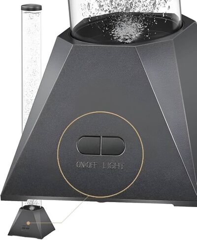 مصباح أنبوب الفقاعة الحسية مع فقاعات عائمة - تهدئة مصباح مائي مائي للتوحد ، اضطراب فرط الحركة ونقص الانتباه ، وإغاثة القلق - إضاءة الليل الاسترخاء للأطفال والكبار in Kuwait