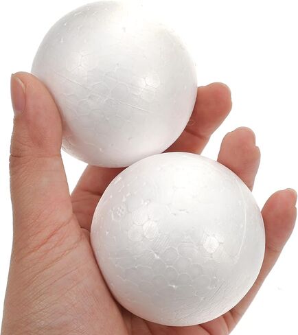 Gatuida 100pcs Polystyrene Craft Foam Balls, 0.8 Inch Small White Foam Spheres, Smooth Solid Round Balls for DIY Crafts, Christmas Decorations, Home and School Projects in Saudi Arabia