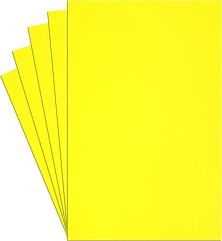 3MM Embroidery Foam (Yellow)- 5 Pack- 10" X 15" in Saudi Arabia