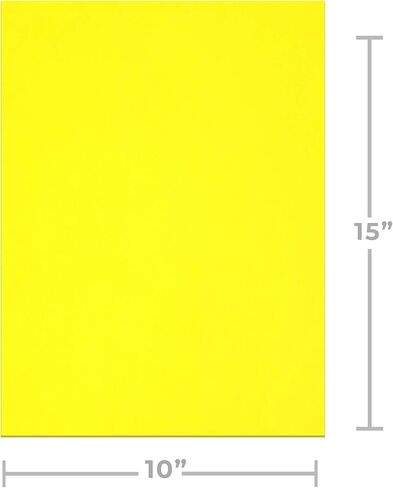 3MM Embroidery Foam (Yellow)- 5 Pack- 10" X 15" in Saudi Arabia