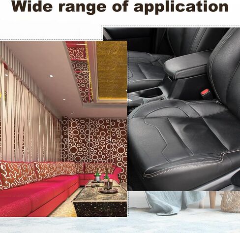 PATIKIL 7.87 x 11.81 Inches Leather Repair Patch, Breathable Perforated Self Adhesive Repair Patch for Furniture Couch Car Seats Sofa Repair - Brown in Saudi Arabia