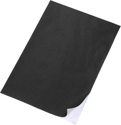PATIKIL 7.87 x 11.81 Inches Leather Repair Patch, Breathable Perforated Self Adhesive Repair Patch for Furniture Couch Car Seats Sofa Repair - Brown in Saudi Arabia