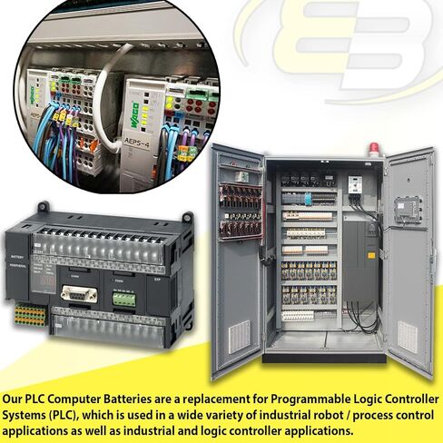 (5-Pack) LS14250-RR 3.6V 1100mAh REXROTH Replacement Battery Fits R911277133, R911281394 with Wire Leads Connector Used for Servo Motor Drive Contol Systems in Kuwait