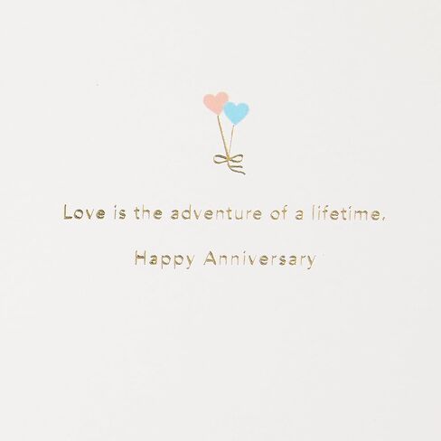 Hallmark Signature Disney/Pixar Up Anniversary Card for Couple (Heart Balloons) in Saudi Arabia
