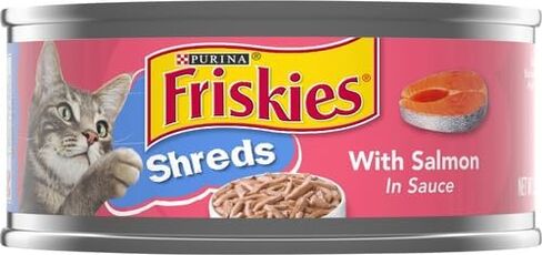 Friskies Wet Cat Food ، أجسام لذيذة مع سمك السلمون في الصلصة ، 5.5 أوقية العلبة (حزمة 4) in Saudi Arabia