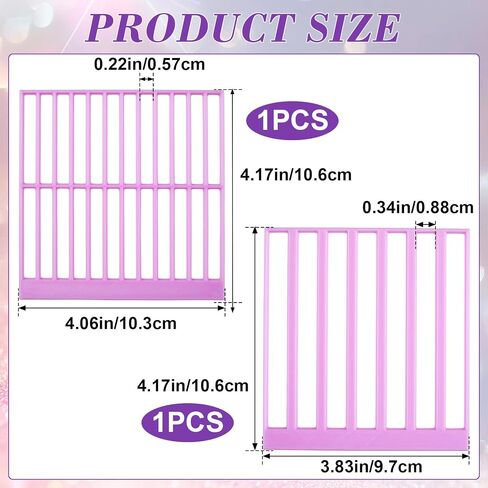 INCINKOD 2 PCS حاكم اللوحة الفنية الماس ، حاكم فن الماس ، أداة تقويم فن الماس ، حكام اللوحة الفنية الماس ، حاكم فني الماس للتدريبات المربعة ، التدريبات الدائرية in Kuwait