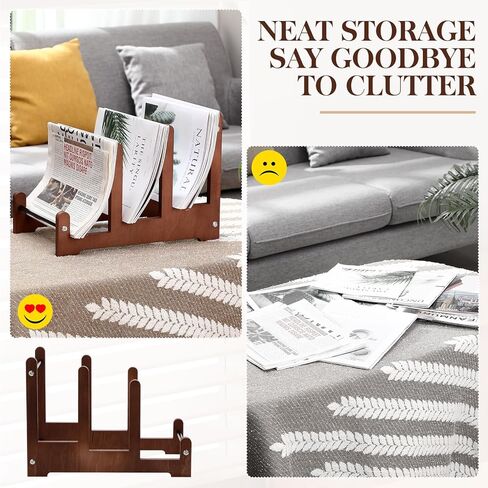 حامل سجل فينيل ، 60 رف تخزين التسجيل ، Retro 3 Tier Storage Display Display Reshel Cand for Vinyl Magazine Book Files ، Easy Assembly in Kuwait