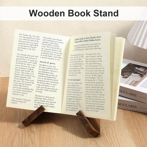 Now Playing Vinyl Record Stand, Single Wood Record Stand Vintage Vinyl Records Display 1 Second Assemble Now Playing Records Player Accessories Wooden Album Holders Plate Holders for Display, Brown in Saudi Arabia