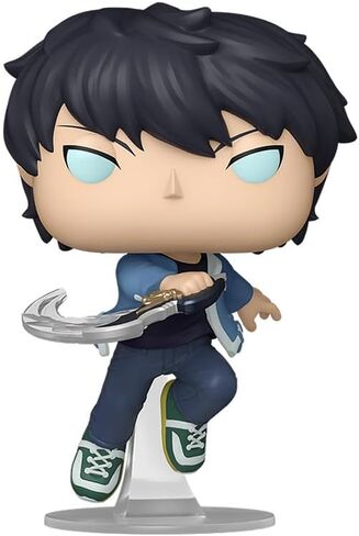 أنيمي البوب: التسوية المنفردة - Sung Jinwoo Vinyl Figure مجمعة مع واقي الصناديق متوافق مع Funko in Saudi Arabia