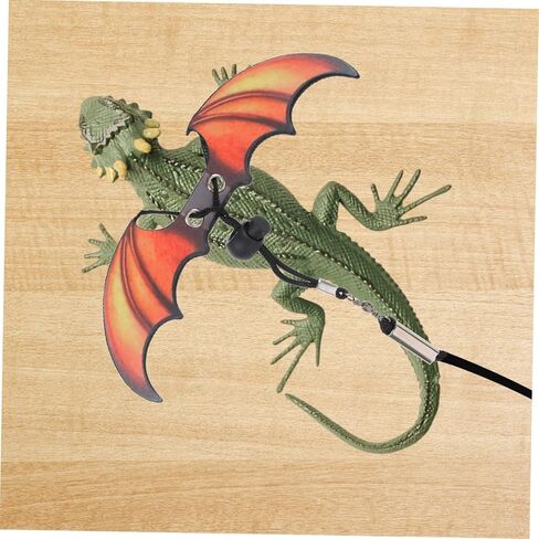 Ganazono 1set مقود الزواحف في الهواء الطلق لـ Lizards Liveweight Gecko Leash للمشي في الهواء الطلق مستلزمات الحيوانات الأليفة الأنيقة للزواحف سهلة الاستخدام والراحة in Kuwait