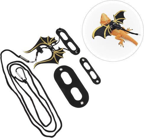 Leopard Gecko Leash Lizard Traction Rope Bearded Dragon Harness Reptiles Training Harness in Saudi Arabia