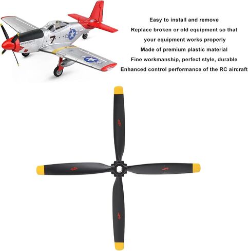 Alomejor RC Car Propeller Propeller ، RC Aircraft Propeller for XK RC Airplane in Saudi Arabia