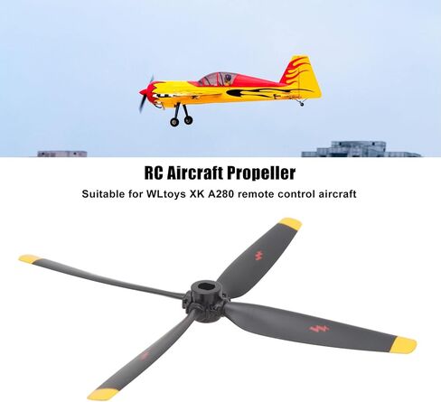 Alomejor RC Car Propeller Propeller ، RC Aircraft Propeller for XK RC Airplane in Saudi Arabia