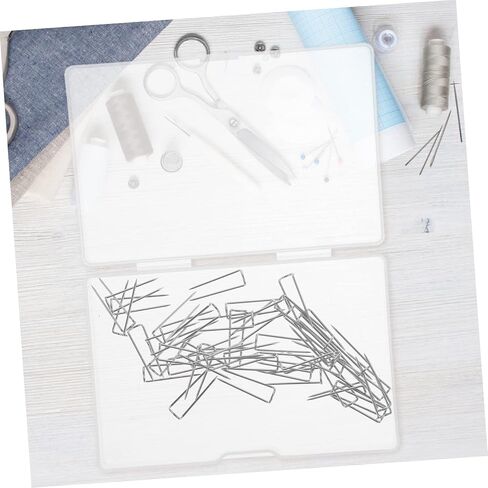 Veemoon 100pcs U-Shaped Cloth Positioning Needles for Sewing Quilting Pins for Fabric Crafts Crafting Accessories for Home Sewing in Saudi Arabia