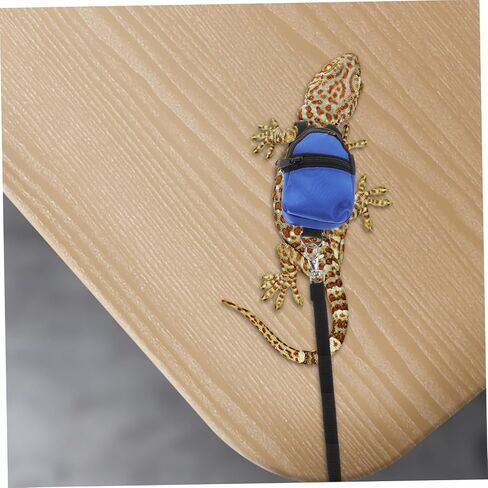Portable Reptile Leash and Adjustable Backpack for Bearded Dragons and Small Pets Lightweight Harness for Outdoor Activities and Travel Comfortable Fit for Lizard Exploration in Saudi Arabia