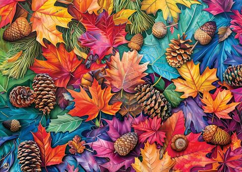 Ravensburger Autumn Riches 500 Piece Jigsaw Puzzle | Premium Quality Made in Europe | FSC Certified Materials in Saudi Arabia