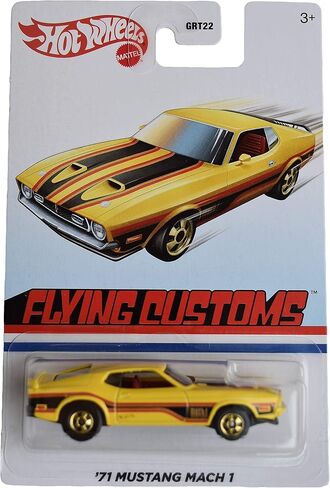 Hot Wheels '71 Mustang Mach 1, [yellow] Flying Custom in Saudi Arabia