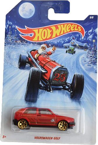Hot Wheels Volkswagen Golf - Holiday Hot Rods - Red 8/8 in Kuwait