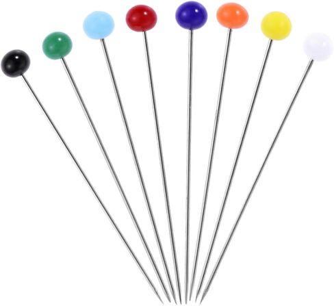 Artibetter 200pcs Glass Head Sewing Pins for Embroidery Floss Eye Needles for Crochet Tools Hat Pins Sewing Crafts in Saudi Arabia