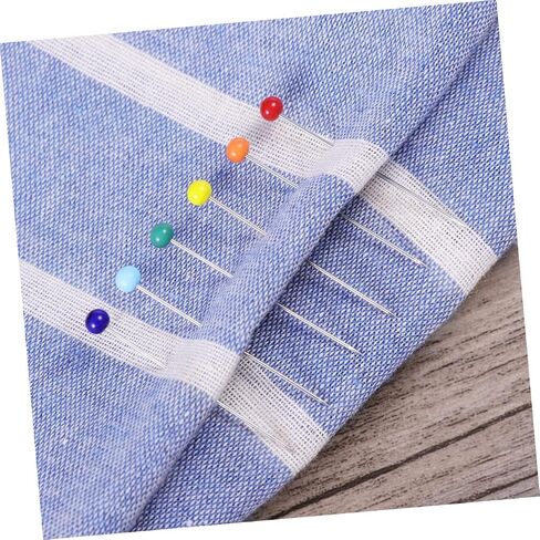 Artibetter 200pcs Glass Head Sewing Pins for Embroidery Floss Eye Needles for Crochet Tools Hat Pins Sewing Crafts in Saudi Arabia