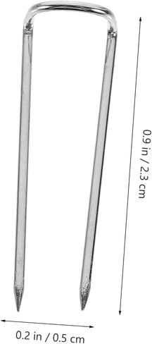 Lurrose U-Shaped Quilting Pins 17/23MM Double Blocking Sewing Pins for Fabric Crafting for Quilters for Crochet and DIY Projects in Saudi Arabia