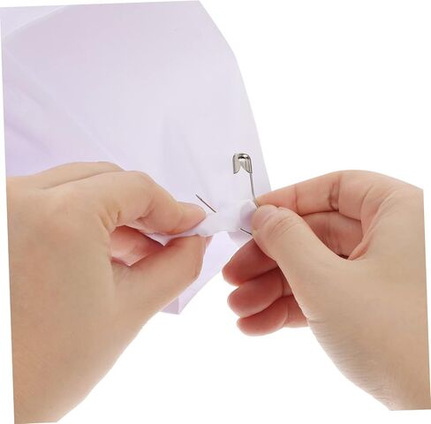 Gadpiparty 200pcs Sewing Safety Pins Stainless Steel Pins for Clothing Quilting Craft Bag Making Decorative Curved in Saudi Arabia