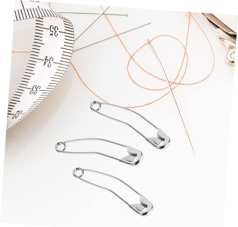 Gadpiparty 200pcs Sewing Safety Pins Stainless Steel Pins for Clothing Quilting Craft Bag Making Decorative Curved in Saudi Arabia
