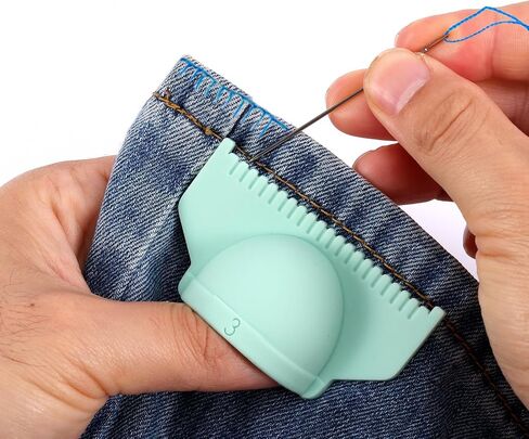 3pcs أداة قياس حافة الإبرة المقياس ، السيليكون الأخضر DIY Seam Seam Stitch Lockranding Guide Guide Guide Tool Tool Tool Admitters Adactory for Jetting Chracting Beginner in Saudi Arabia