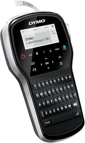 Dymo 1815990 LabelManager 280 ، 2 خط ، 4W x 2 3/10d x 7 9/10h (Dym1815990) in Saudi Arabia