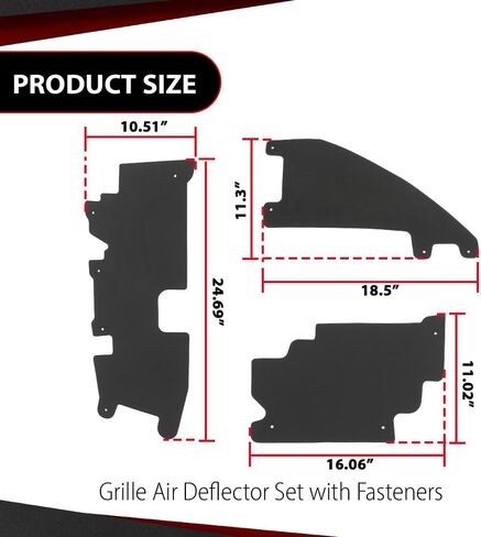 Cheda Front Lower Spoiler Wing متوافق مع Ford Mustang RP Style 2013-2014 Black in Saudi Arabia