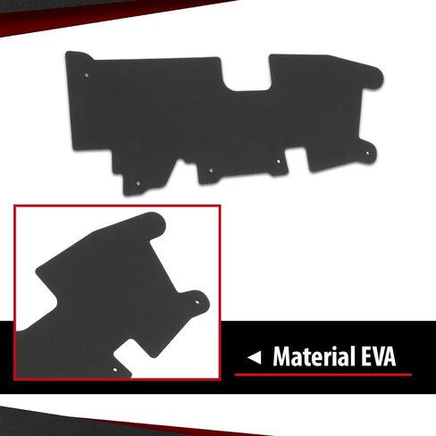 Cheda Front Lower Spoiler Wing متوافق مع Ford Mustang RP Style 2013-2014 Black in Saudi Arabia