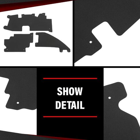 Cheda Front Lower Spoiler Wing متوافق مع Ford Mustang RP Style 2013-2014 Black in Saudi Arabia