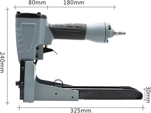 مسدس Carton Staple Conton المطلي بالهواء المضغوط ، Stapler Carton الصناعي ، مجموعة تسمير 15-18 ، عمق تسمير قابل للتعديل وضيق ، عدد 100 مساءً من المواد الغذائية ، لخطوط عبوات الصناديق البلاستيكية in Saudi Arabia