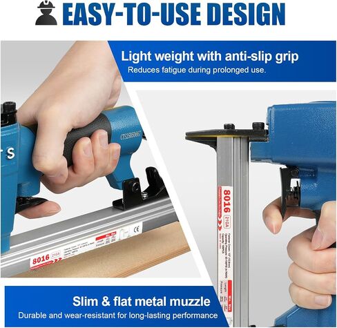 CTS 8016 Pneumatic Upholstery Staple Gun for 21 Gauge 80 Series 1/2" (12.8 mm) Crown 1/4" to 5/8" (6.0-16.0 mm) Length Staples, Air Stapler for Furniture and Interior Decoration in Saudi Arabia