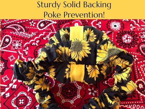 Handmade Sunflower Wrist Pin Cushion – Elastic Band Sewing Pincushion for Quilting, Embroidery, and Craft Projects – Hands-Free Needle Organizer – Seamstress & Quilter Essential in Saudi Arabia