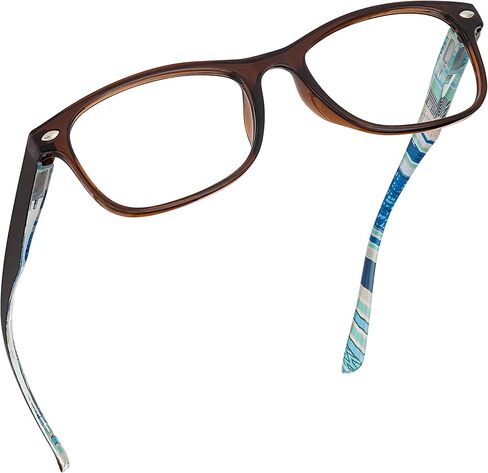 نظارات كمبيوتر Readerest Blue Light Blocking للنساء - قارئات أزياء مضادة للضوء الأزرق - نظارات ألعاب تكبير 2.00 مع حماية ضد الوهج والأشعة فوق البنفسجية - نظارات قراءة باللون الوردي in Saudi Arabia