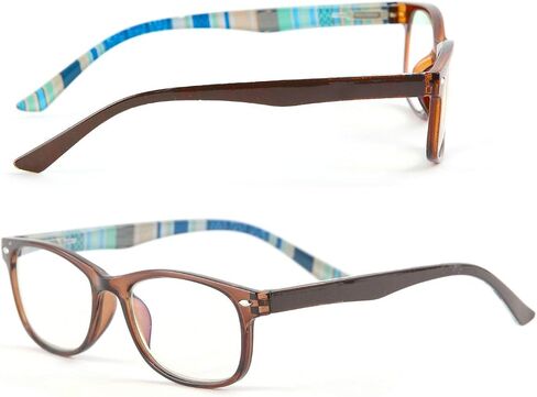 نظارات كمبيوتر Readerest Blue Light Blocking للنساء - قارئات أزياء مضادة للضوء الأزرق - نظارات ألعاب تكبير 2.00 مع حماية ضد الوهج والأشعة فوق البنفسجية - نظارات قراءة باللون الوردي in Saudi Arabia