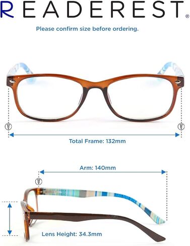 نظارات كمبيوتر Readerest Blue Light Blocking للنساء - قارئات أزياء مضادة للضوء الأزرق - نظارات ألعاب تكبير 2.00 مع حماية ضد الوهج والأشعة فوق البنفسجية - نظارات قراءة باللون الوردي in Saudi Arabia