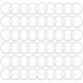 60 Pack 3 Inch Plastic Rings Hoops Dream Catcher Ring for DIY Crafts Hanging Home Car Wedding Decoration in Saudi Arabia