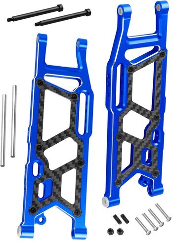 RC Rear Suspension Arms Upgrades Part for 1/8 Kraton 6S BLX Outcast 6S BLX Notorious 6S BLX Talion 6S BLX,Aluminum Rear Suspension A Arms Hops up,Red in Saudi Arabia