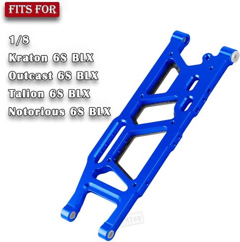 RC Rear Suspension Arms Upgrades Part for 1/8 Kraton 6S BLX Outcast 6S BLX Notorious 6S BLX Talion 6S BLX,Aluminum Rear Suspension A Arms Hops up,Red in Saudi Arabia