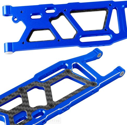 RC Rear Suspension Arms Upgrades Part for 1/8 Kraton 6S BLX Outcast 6S BLX Notorious 6S BLX Talion 6S BLX,Aluminum Rear Suspension A Arms Hops up,Red in Saudi Arabia