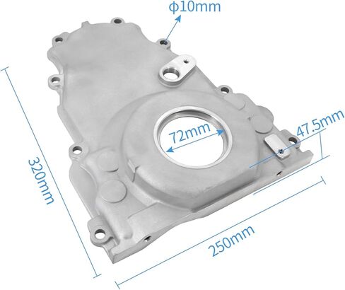 Dokili Cast Aluminum LS Timing Cover for G.M G.en III LS1 LS6 in Kuwait