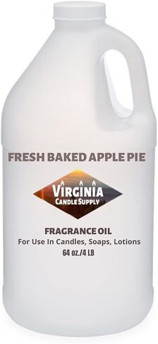 Fresh Baked Apple Pie Fragrance Oil (64 oz Bottle) for Candle Making, Soap Making, Tart Making, Room Sprays, Lotions, Car Fresheners, Slime, Bath Bombs, Warmers… in Saudi Arabia