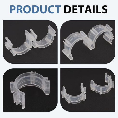 50 PCS مقاطع بوبين ومقاطع الخياطة ، حامل بلاستيكي واضح لتنظيم الخيوط والتخزين ، حزمة كبيرة مناسبة للتطريز ، والخياطة DIY ، وصياغة ، واللوازم in Kuwait