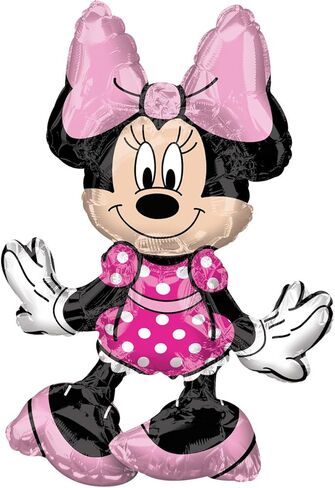Anagram International ، Inc. 95056 Minnie Mouse Consumer Plasse Party Balloon ، 19 "، متعدد الألوان in Kuwait