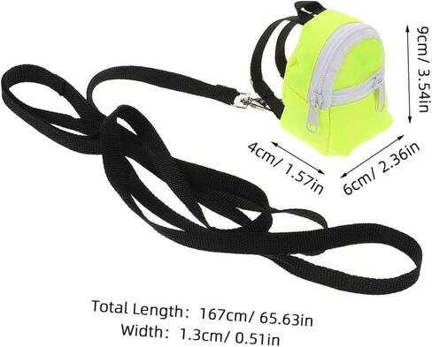 Merryhapapy Pet Lizard Backpack Leash Small Pet Leash الزواحف في الهواء الطلق لتسخير التنين الملتحي in Kuwait