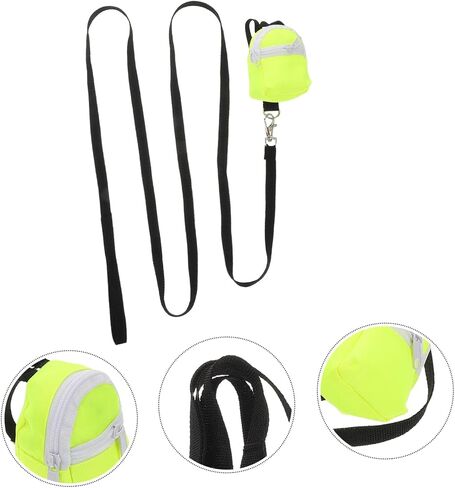 Merryhapapy Pet Lizard Backpack Leash Small Pet Leash الزواحف في الهواء الطلق لتسخير التنين الملتحي in Kuwait