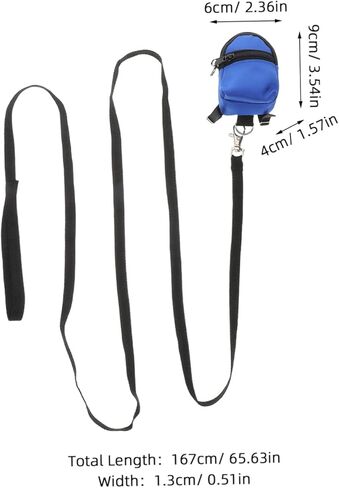 MERRYHAPY Pet Lizard Backpack Leash Small Pet Leash Outdoor Reptile for Bearded Dragon Harness in Kuwait